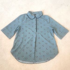 Ann Taylor Retro Blouse - Great for Work or Casual